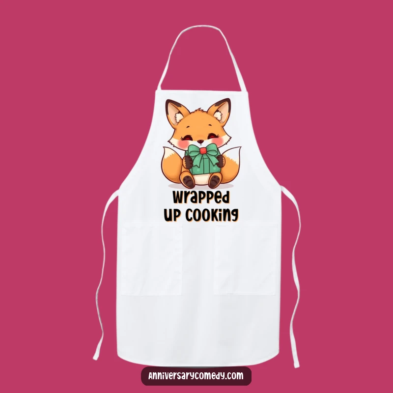 Funny Fox Gift Apron - Curious Kitchen Accessory Gift