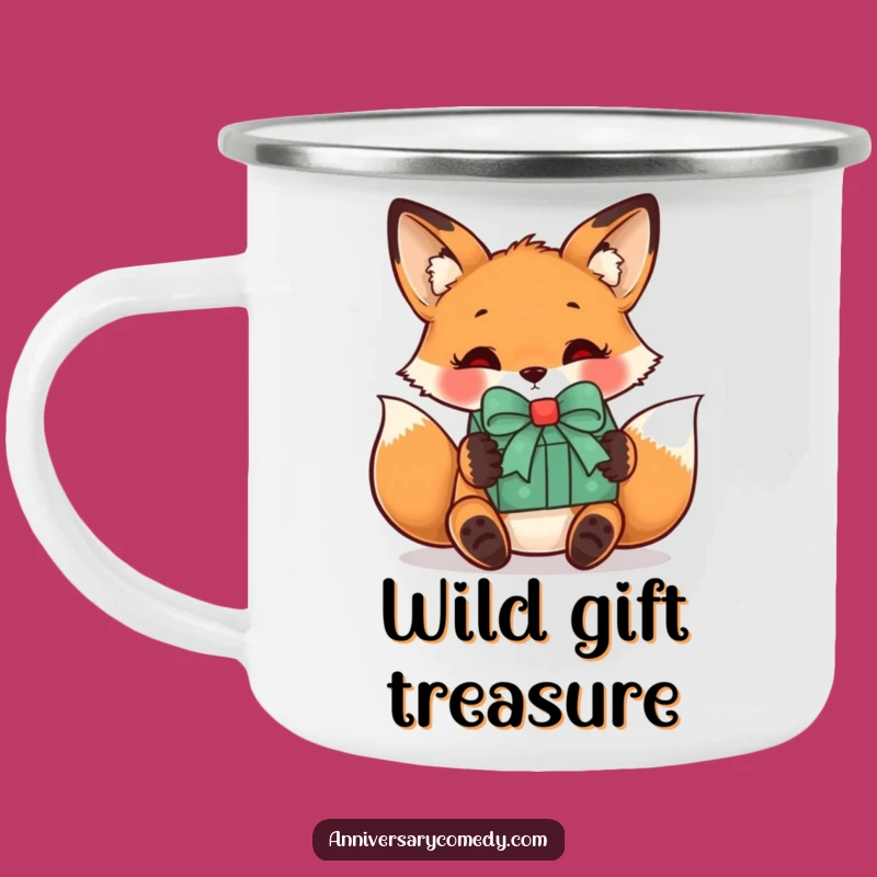 Funny Fox Gift Camping Mug - Outdoor Surprise Lover Gift